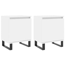 Nachtkastjes 2 St 40X30X50 Cm Bewerkt Hout Wit