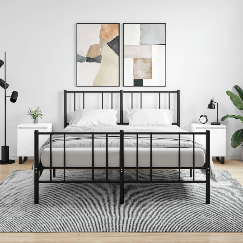 Nachtkastjes 2 St 40X30X50 Cm Bewerkt Hout Wit