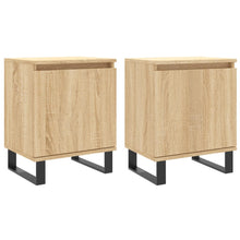 Nachtkastjes 2 St 40X30X50 Cm Bewerkt Hout Sonoma Eikenkleurig