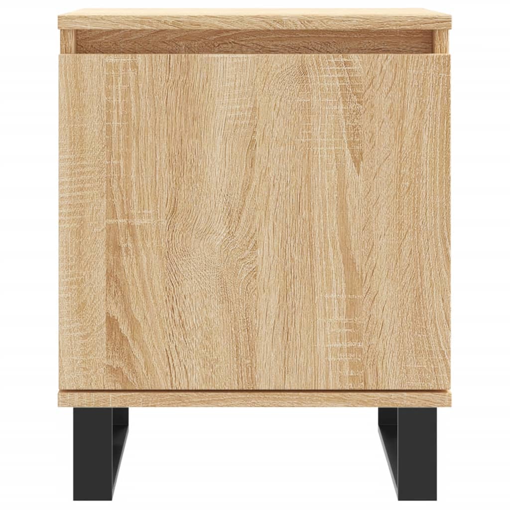 Nachtkastjes 2 St 40X30X50 Cm Bewerkt Hout Sonoma Eikenkleurig