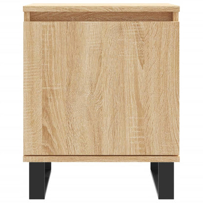 Nachtkastjes 2 St 40X30X50 Cm Bewerkt Hout Sonoma Eikenkleurig