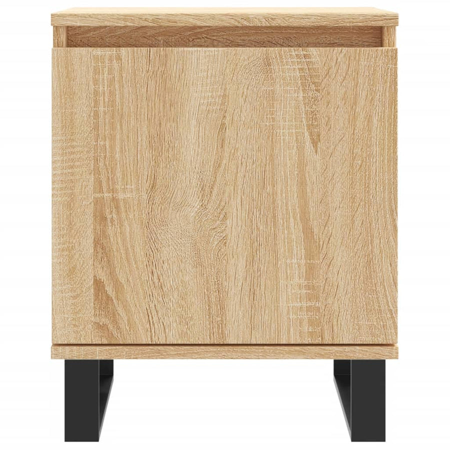 Nachtkastjes 2 St 40X30X50 Cm Bewerkt Hout Sonoma Eikenkleurig