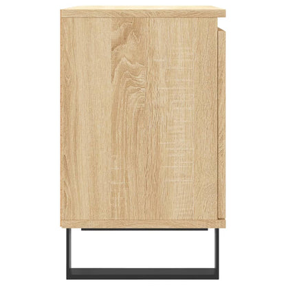 Nachtkastjes 2 St 40X30X50 Cm Bewerkt Hout Sonoma Eikenkleurig