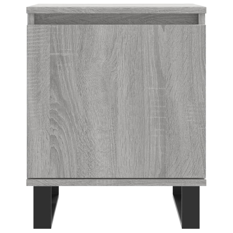 Nachtkastjes 2 St 40X30X50 Cm Bewerkt Hout Grijs Sonoma Eiken