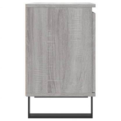 Nachtkastjes 2 St 40X30X50 Cm Bewerkt Hout Grijs Sonoma Eiken