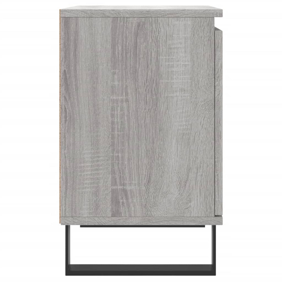 Nachtkastjes 2 St 40X30X50 Cm Bewerkt Hout Grijs Sonoma Eiken