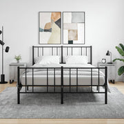 Nachtkastjes 2 st 40x30x50 cm grijs sonoma eiken