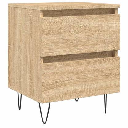 Nachtkastje 40X35X50 Cm Bewerkt Hout Sonoma Eikenkleurig
