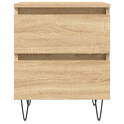 Nachtkastje 40X35X50 Cm Bewerkt Hout Sonoma Eikenkleurig
