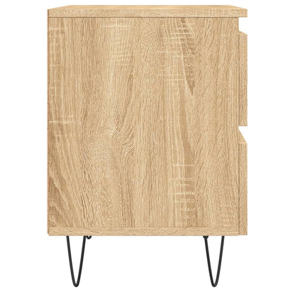 Nachtkastje 40X35X50 Cm Bewerkt Hout Sonoma Eikenkleurig