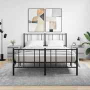 Nachtkastjes 2 st 40x35x50 cm grijs sonoma eiken
