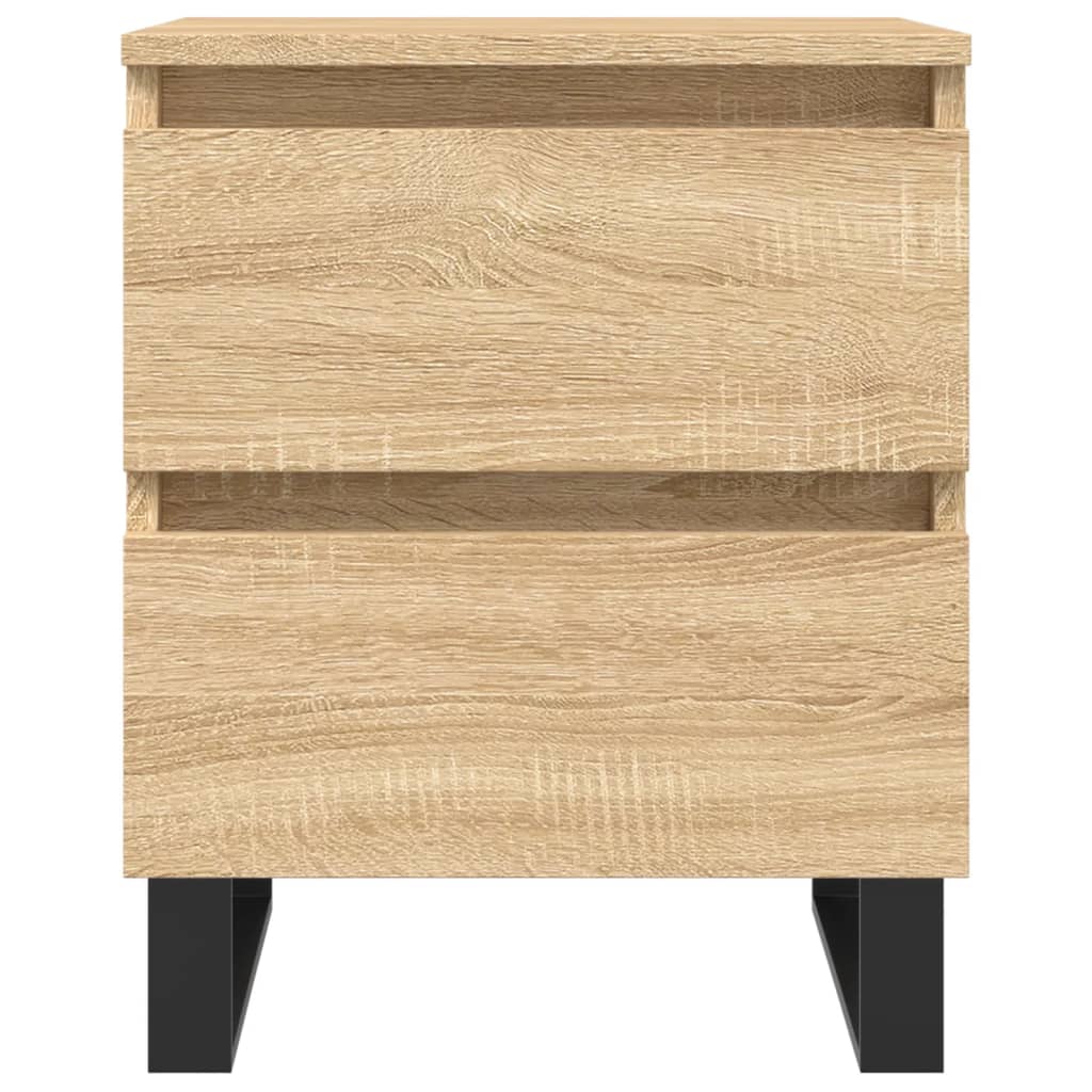 Nachtkastje 40X35X50 Cm Bewerkt Hout Kleurig 1 Sonoma eiken