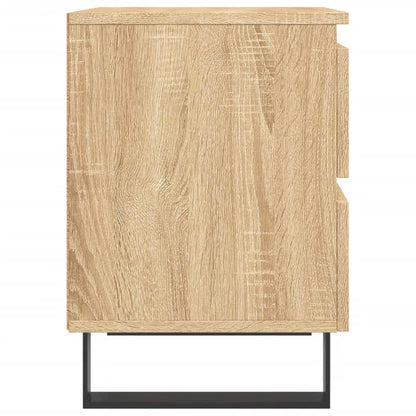 Nachtkastjes 2 st 40x35x50 cm sonoma eikenkleurig