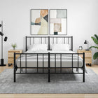 Nachtkastjes 2 st 40x35x50 cm sonoma eiken