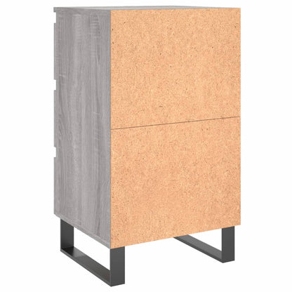 Nachtkastjes 2 St 40X35X69 Cm Bewerkt Hout Grijs Sonoma Eiken