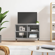 Tv-meubel 69,5x30x50 cm bewerkt hout grijs