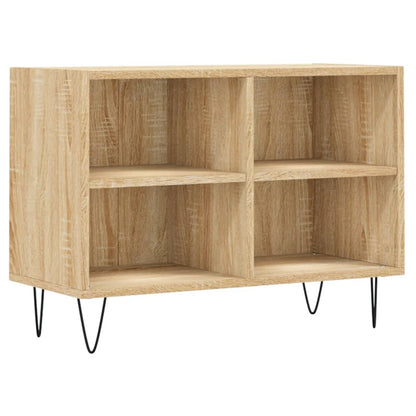 Tv-Meubel 69,5X30X50 Cm Bewerkt Hout Kleurig Sonoma eiken