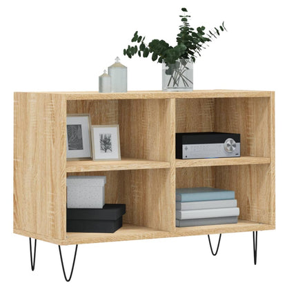 Tv-Meubel 69,5X30X50 Cm Bewerkt Hout Kleurig Sonoma eiken