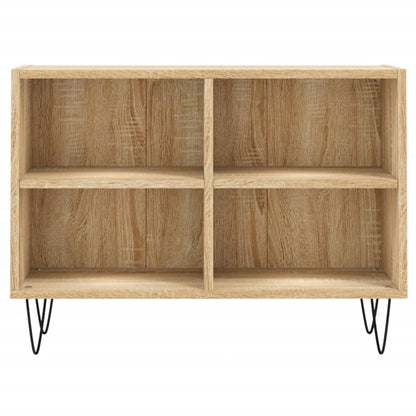 Tv-Meubel 69,5X30X50 Cm Bewerkt Hout Kleurig Sonoma eiken