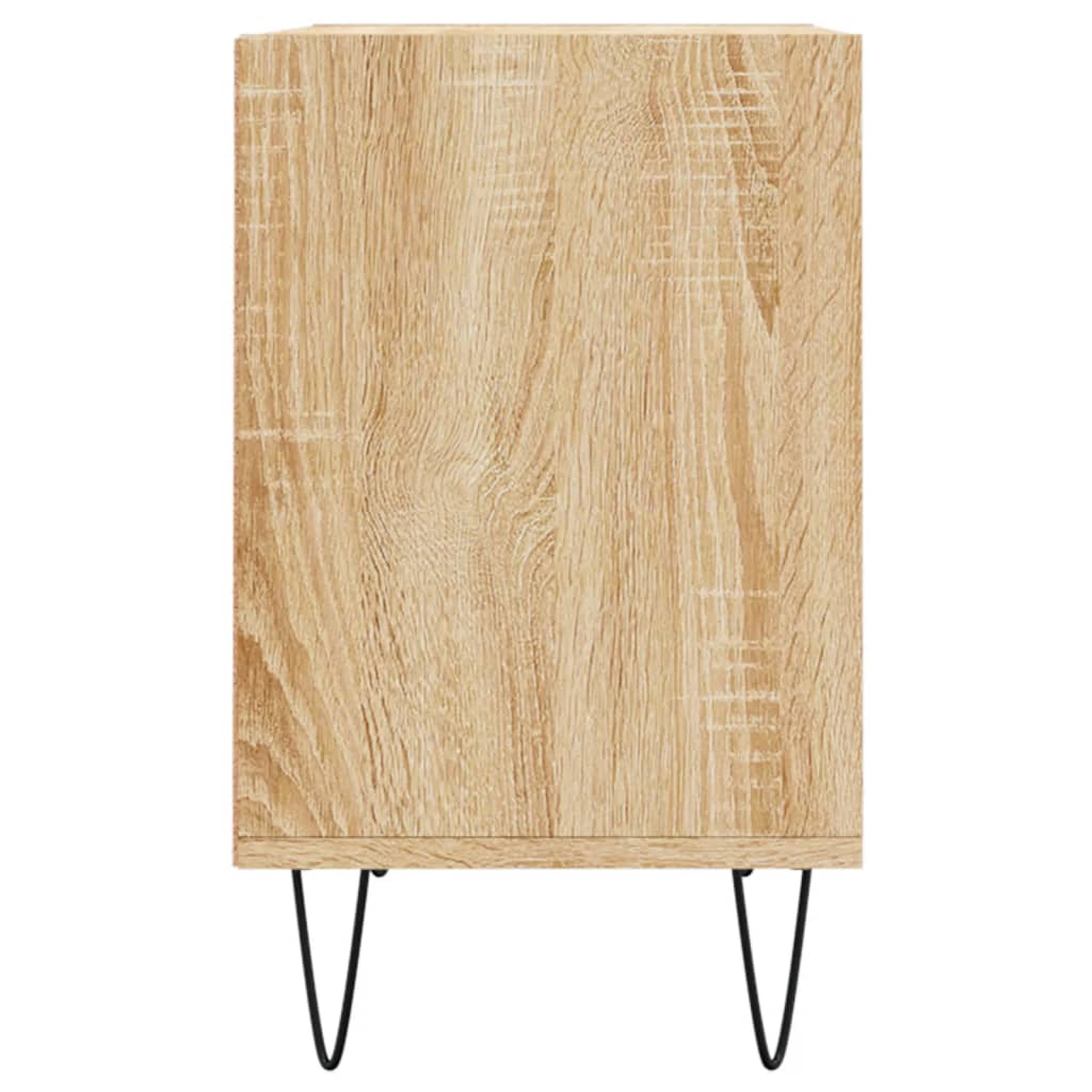 Tv-Meubel 69,5X30X50 Cm Bewerkt Hout Kleurig Sonoma eiken