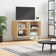 Tv-meubel 69,5x30x50 cm bewerkt hout sonoma eiken