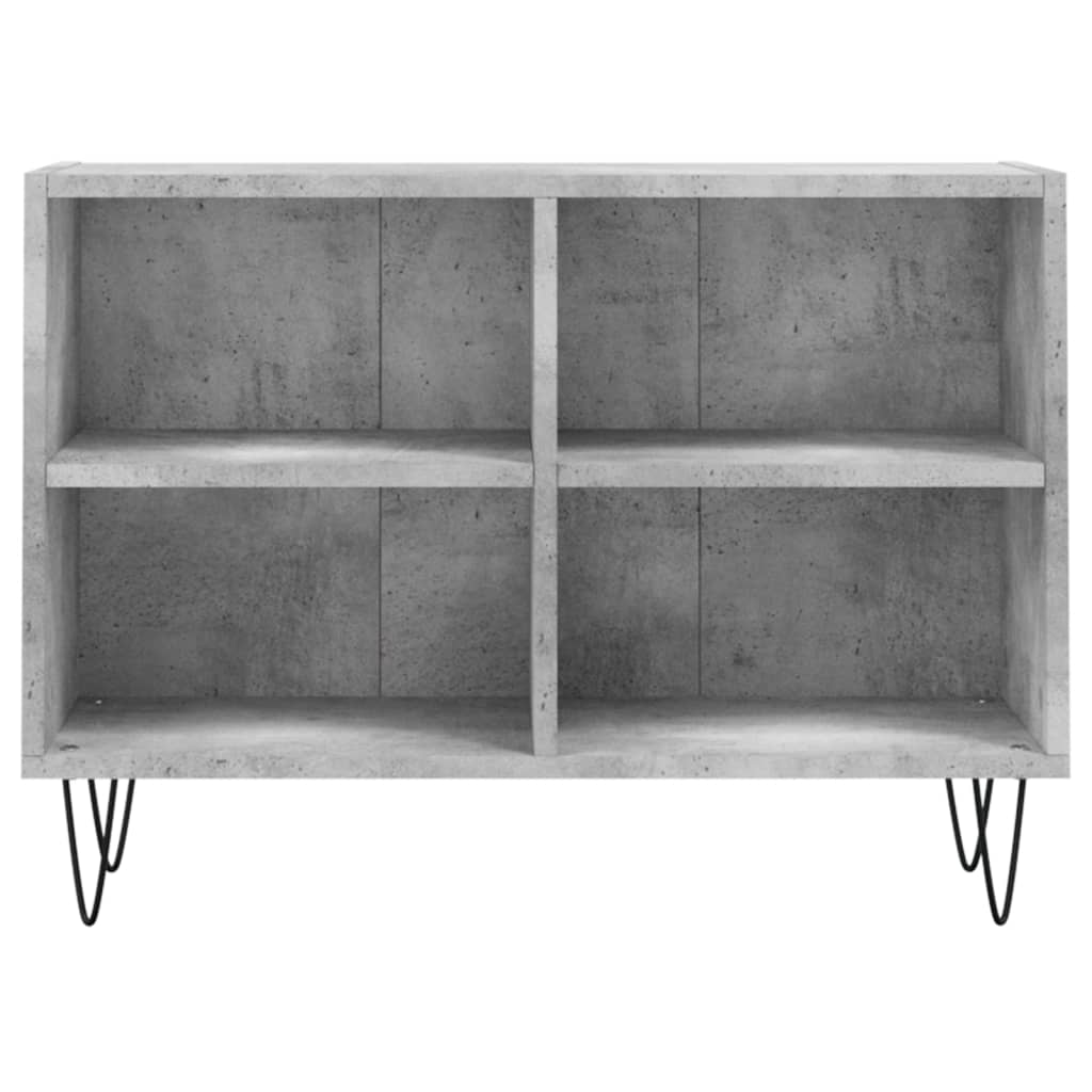 Tv-Meubel 69,5X30X50 Cm Bewerkt Hout Betongrijs