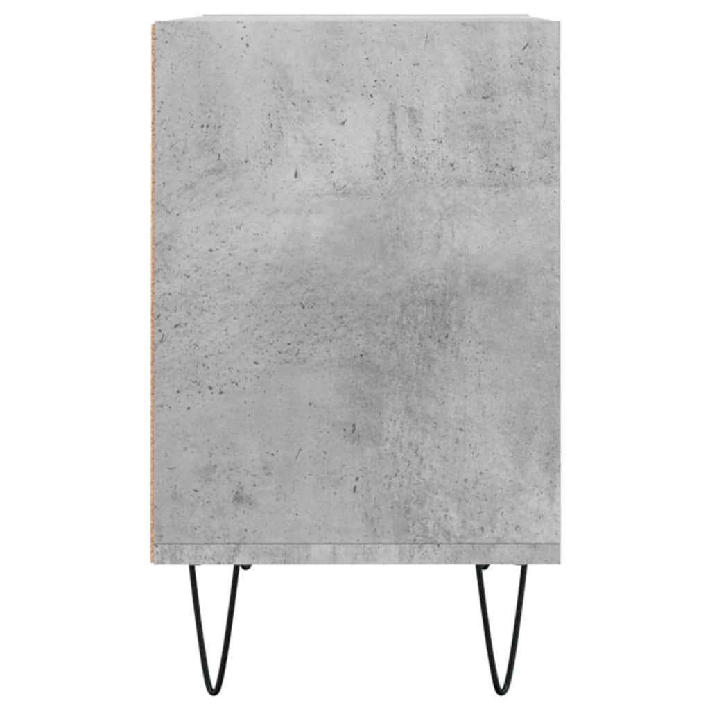 Tv-Meubel 69,5X30X50 Cm Bewerkt Hout Betongrijs
