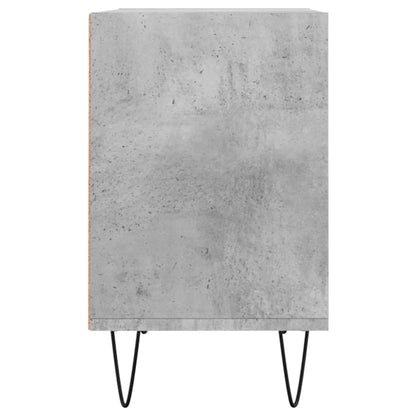 Tv-Meubel 69,5X30X50 Cm Bewerkt Hout Betongrijs
