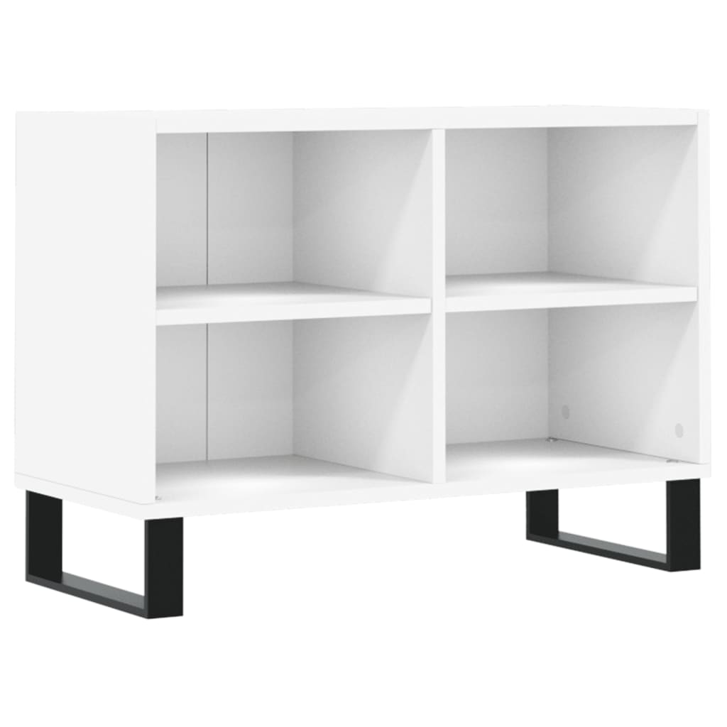 Tv-Meubel 69,5X30X50 Cm Bewerkt Hout Wit