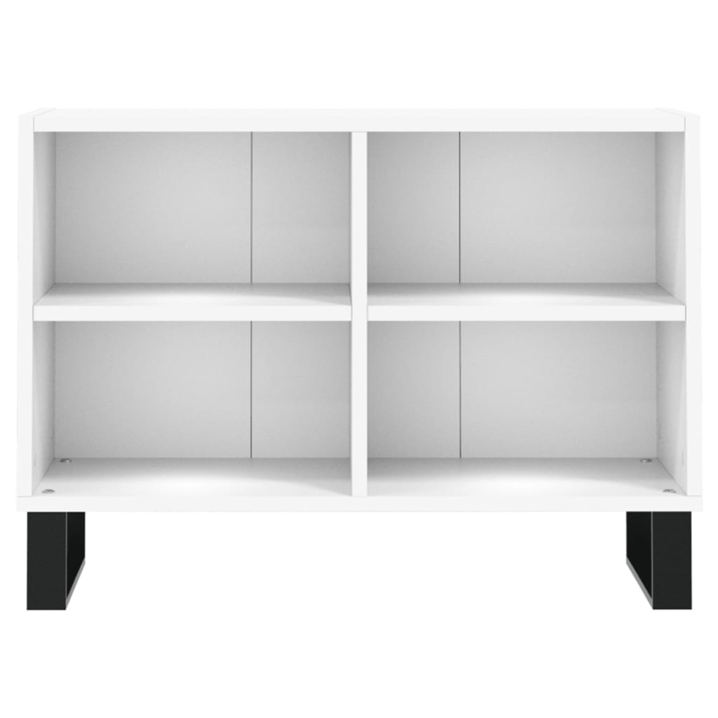 Tv-Meubel 69,5X30X50 Cm Bewerkt Hout Wit
