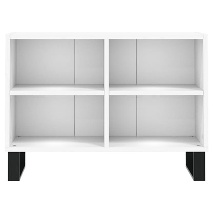 Tv-Meubel 69,5X30X50 Cm Bewerkt Hout Wit