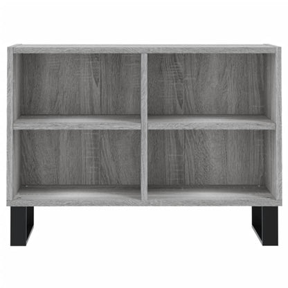 Tv-Meubel 69,5X30X50 Cm Bewerkt Hout Eikenkleurig Grijs sonoma