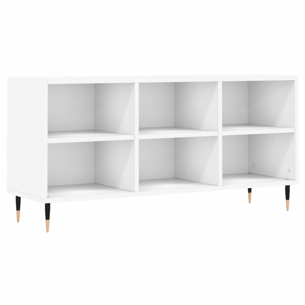 Tv-Meubel 103,5X30X50 Cm Bewerkt Hout Wit