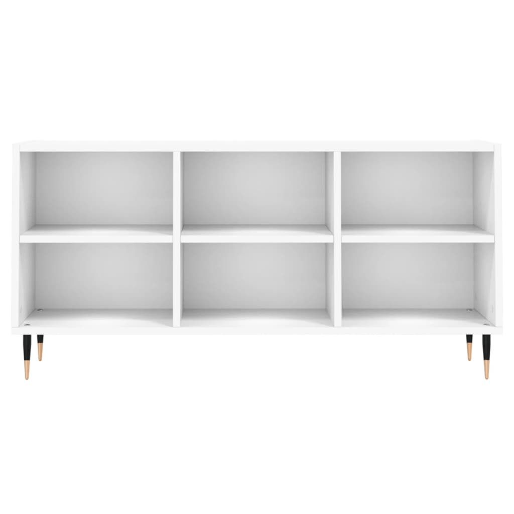 Tv-Meubel 103,5X30X50 Cm Bewerkt Hout Wit