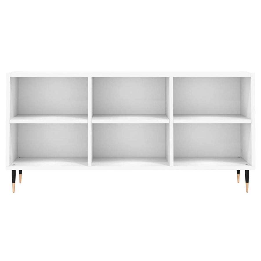 Tv-Meubel 103,5X30X50 Cm Bewerkt Hout Wit