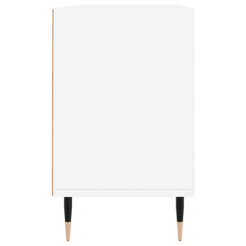 Tv-Meubel 103,5X30X50 Cm Bewerkt Hout Wit