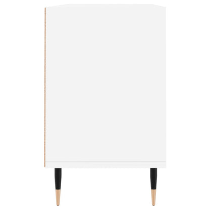 Tv-Meubel 103,5X30X50 Cm Bewerkt Hout Wit