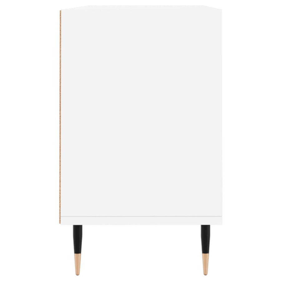 Tv-Meubel 103,5X30X50 Cm Bewerkt Hout Wit