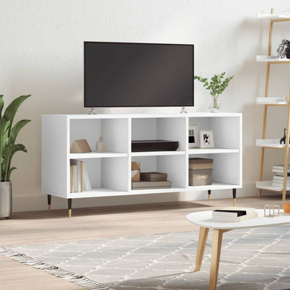 Tv-Meubel 103,5X30X50 Cm Bewerkt Hout Wit