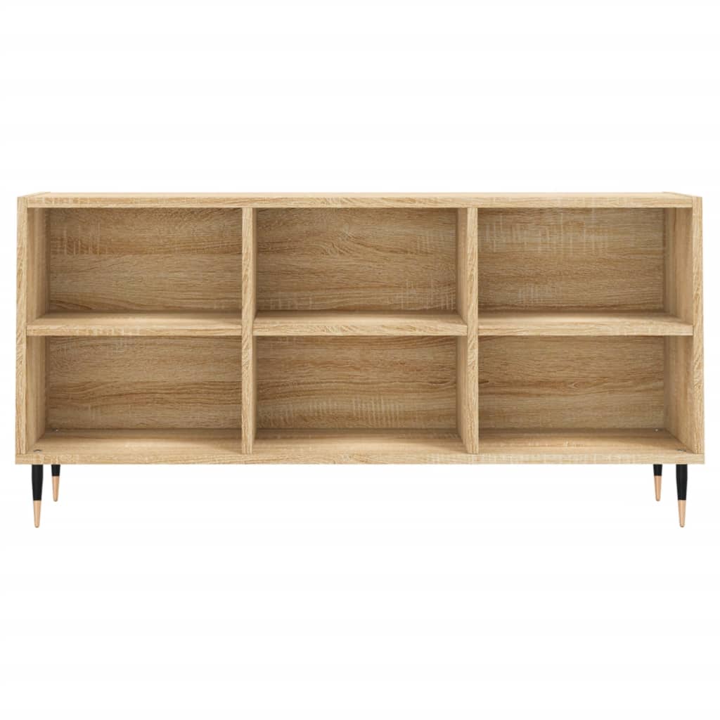 Tv-Meubel 103,5X30X50 Cm Bewerkt Hout Kleurig Sonoma eiken