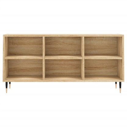 Tv-Meubel 103,5X30X50 Cm Bewerkt Hout Kleurig Sonoma eiken