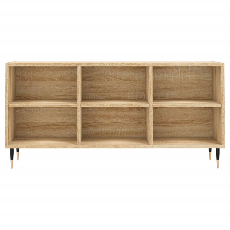 Tv-Meubel 103,5X30X50 Cm Bewerkt Hout Kleurig Sonoma eiken