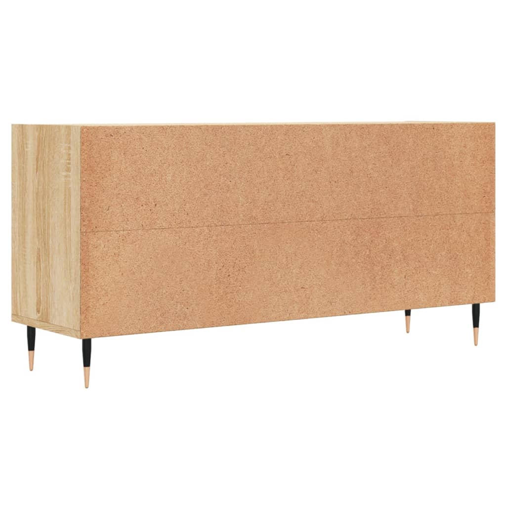 Tv-Meubel 103,5X30X50 Cm Bewerkt Hout Kleurig Sonoma eiken