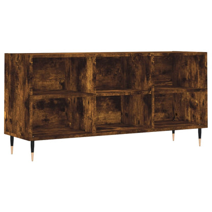 Tv-Meubel 103,5X30X50 Cm Bewerkt Hout Kleurig Gerookt eiken