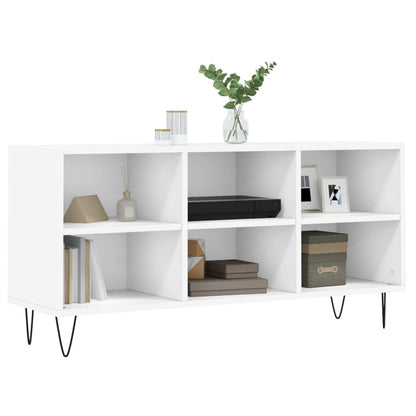 Tv-Meubel 103,5X30X50 Cm Bewerkt Hout Wit