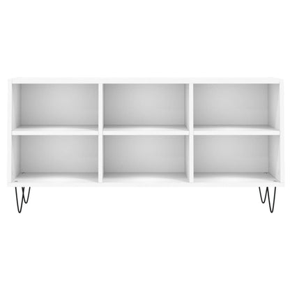 Tv-Meubel 103,5X30X50 Cm Bewerkt Hout Wit