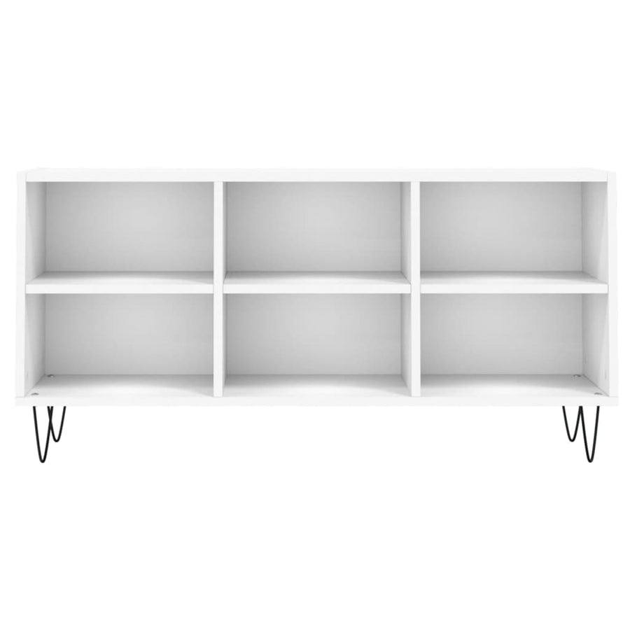 Tv-Meubel 103,5X30X50 Cm Bewerkt Hout Wit