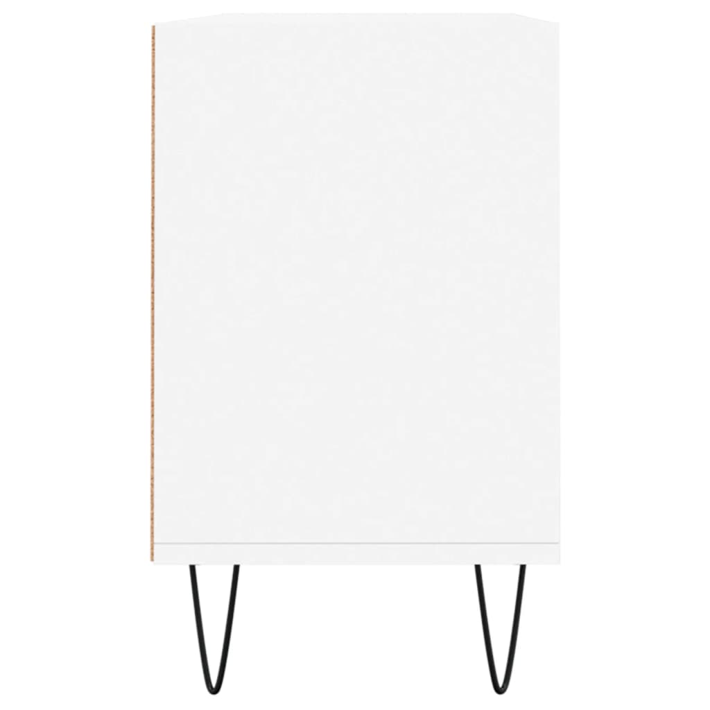 Tv-Meubel 103,5X30X50 Cm Bewerkt Hout Wit