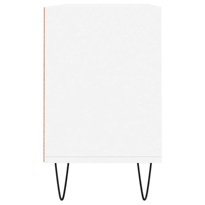 Tv-Meubel 103,5X30X50 Cm Bewerkt Hout Wit