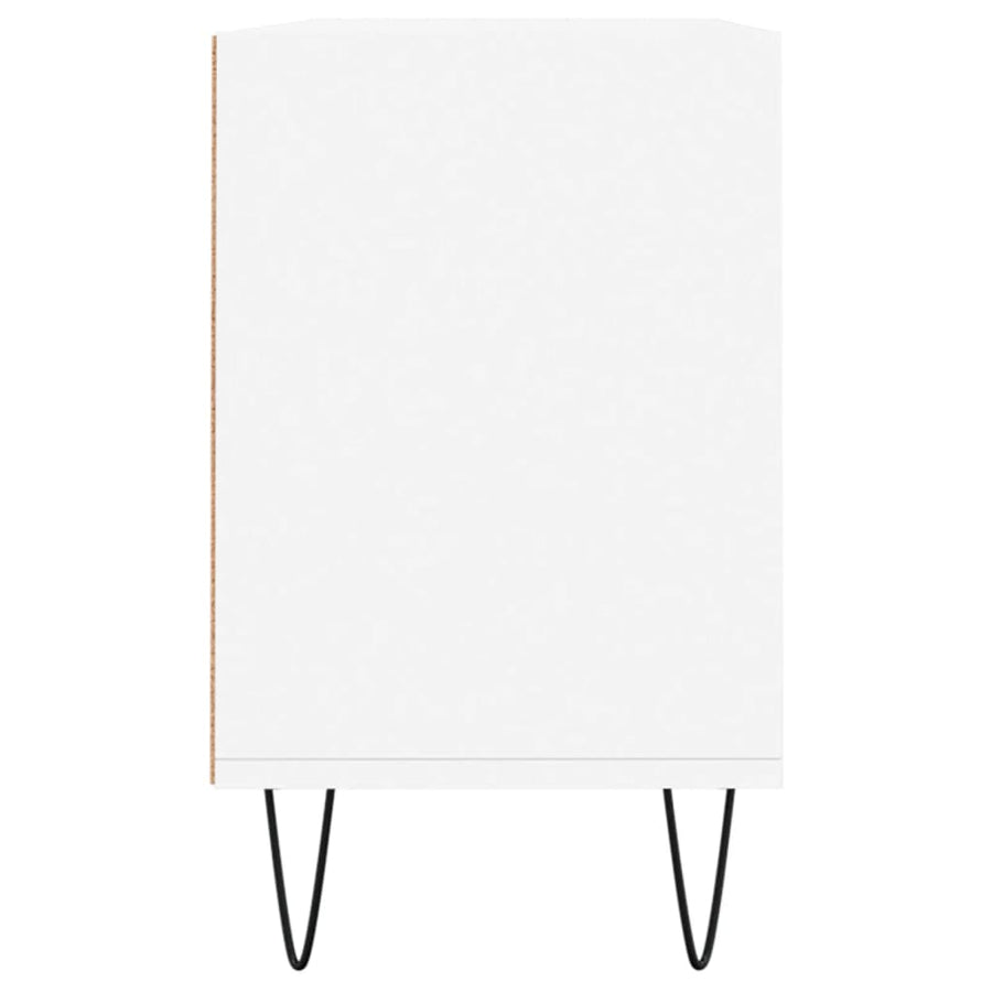 Tv-Meubel 103,5X30X50 Cm Bewerkt Hout Wit